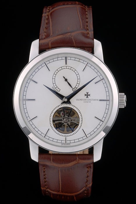 Vacheron Constantin Replique Montre 80169 en cuir de luxe